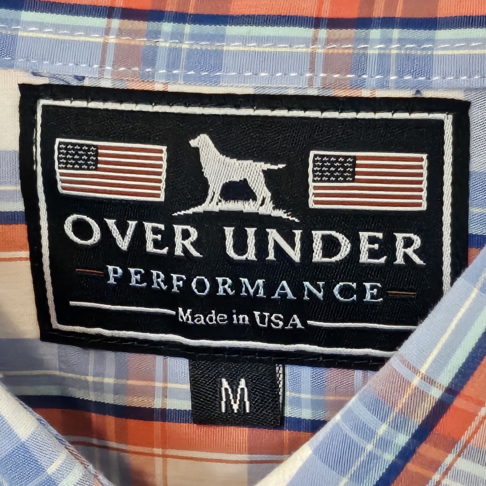 Over Under Performance Button Down Plaid Shirt - … - image 5